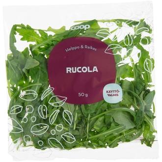 Coop Rukola 50 g kalorit ja ravintosisältö - 21 kcal
