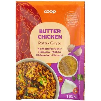 Coop Butter Chicken pata-aines 185 g kalorit ja ravintosisältö - 101 kcal