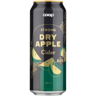 Coop Strong Dry Apple 8,0 til-% 0,5L kuiva omenasiideri kalorit ja ravintosisältö