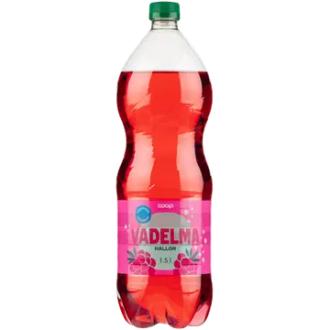 Coop vadelma virvoitusjuoma sokeriton 1,5l kalorit ja ravintosisältö - 1 kcal