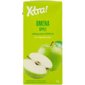Xtra omenamehujuoma 1l kalorit ja ravintosisältö - 21 kcal