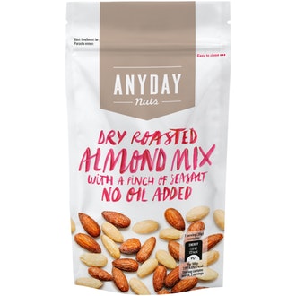 Anyday almond mix 60g kalorit ja ravintosisältö