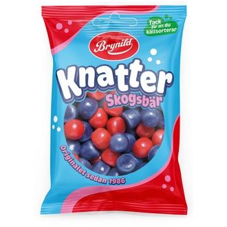 Brynild Knatter Metsämarja makeisraesekoitus 80 g kalorit ja ravintosisältö - 368 kcal