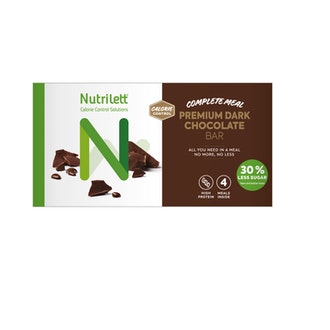 Nutrilett Premium Dark Chocolate ateriankorvikepatukka 4x60g kalorit ja ravintosisältö - 351 kcal