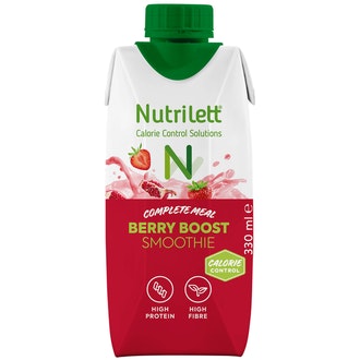 Nutrilett smoothie 330ml berryboost kalorit ja ravintosisältö