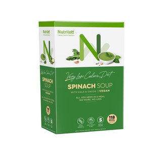 Nutrilett VLCD Spinach soup 5x33g lehtik-sipuli vegan väh.lakt, kalorit ja ravintosisältö - 358 kcal