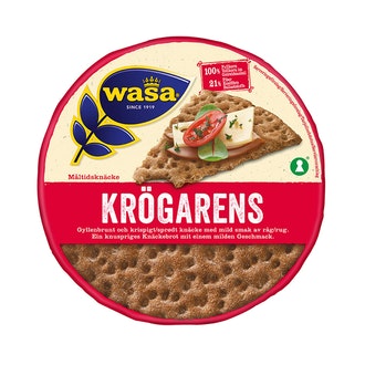 Wasa Krögarens näkkileipä 330g kalorit ja ravintosisältö
