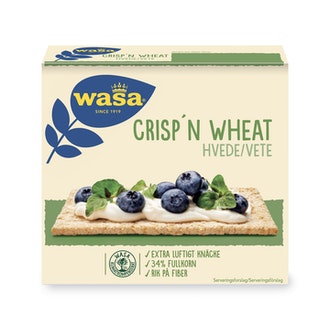 Wasa Crisp 'n  Wheat kuiva leipä 110g kalorit ja ravintosisältö - 366 kcal