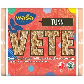 Wasa Tunn Vete näkkileipä 230g kalorit ja ravintosisältö