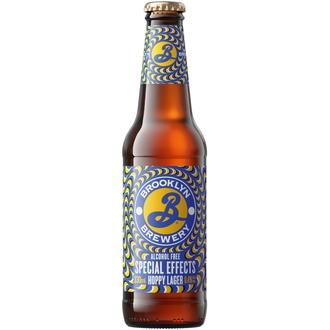Brooklyn Special Effects lager olut 0,4 til-% lasipullo 0,33 L kalorit ja ravintosisältö