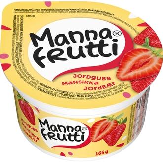 Mannafrutti mansikka mannavälipala 165g kalorit ja ravintosisältö - 138 kcal