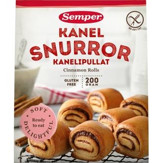 Semper Gluteeniton Kanelipulla 200g kalorit ja ravintosisältö - 281 kcal