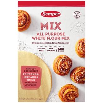 Semper Gluteeniton Jauhoseos 500g kalorit ja ravintosisältö