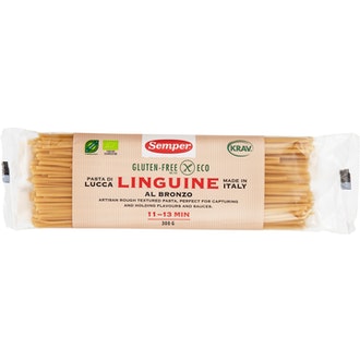 Semper 300g Linguine luomu gluteeniton pasta kalorit ja ravintosisältö