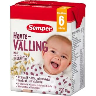 Semper Kauravelli, käyttövalmis velli 200ml alkaen 6kk