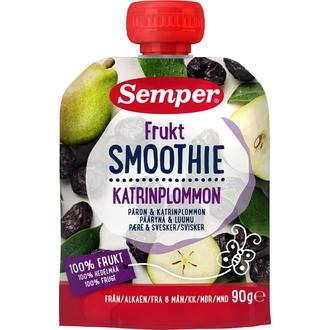 Semper 90G Smoothie Päärynää Ja Luumua, Lasten Hedelmäsmoothie Alkaen 6Kk kalorit ja ravintosisältö