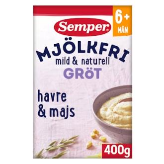 Semper Maidoton puurojauhe kaura-maissi 400g 6kk +