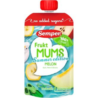 Semper Fruktums meloni hedelmäsose 100g alkaen 6kk Summer Edition kalorit ja ravintosisältö - 49 kcal