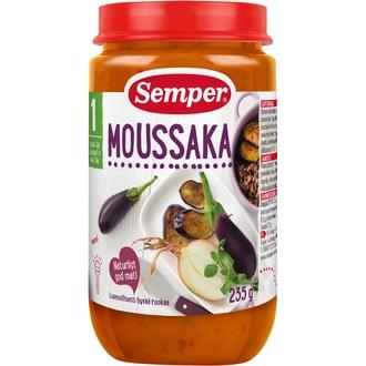 Semper 235G Moussaka Alkaen 1V Lastenateria kalorit ja ravintosisältö