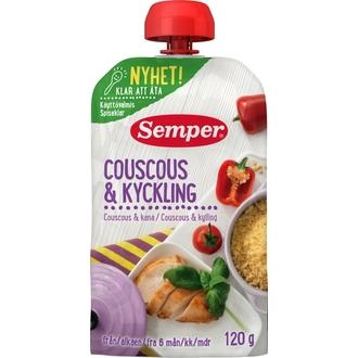 Semper 120G Couscous & Kana Alkaen 6 Kk, Valmis Ateria kalorit ja ravintosisältö