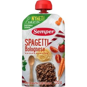 Semper 120G Spagetti Bolognese  Alkaen 6 Kk kalorit ja ravintosisältö