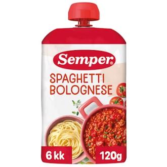 Semper spagetti bolognese 120g 6kk kalorit ja ravintosisältö