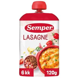 Semper lasagne 120g alkaen 6kk kalorit ja ravintosisältö - 72 kcal