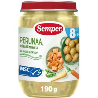 Semper Perunaa, kalaa & herneitä 8kk lastenateria 190g