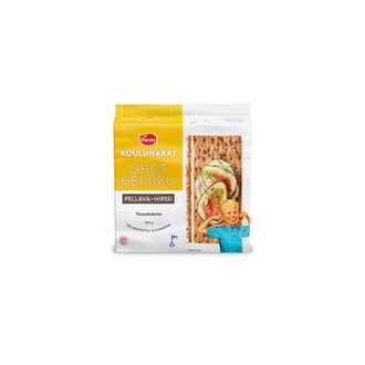 Vaasan Koulunäkki Ohut herkku Pellava & Hirssi 225g kalorit ja ravintosisältö - 350 kcal