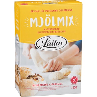 Lailas jauhoseos maissi 1kg gluteeniton, maidoton kalorit ja ravintosisältö