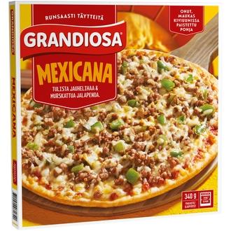 Grandiosa mexicana kiviuuni pakastepizza 340g kalorit ja ravintosisältö