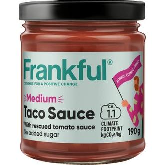 Frankful taco sauce medium tomaattisalsakastike 190g kalorit ja ravintosisältö