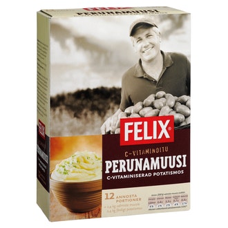 Felix perunamuusijauhe 12 annosta 440g kalorit ja ravintosisältö