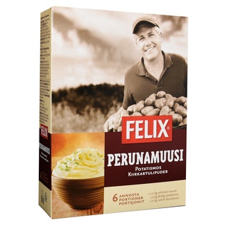 Felix perunamuusijauhe 6 annosta 220g kalorit ja ravintosisältö