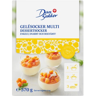 Dansukker hyytelösokeri multi 370g kalorit ja ravintosisältö - 397 kcal