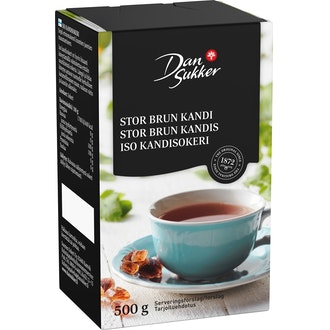 Dansukker iso kandisokeri 500g kalorit ja ravintosisältö - 400 kcal