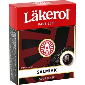 Läkerol Classic Salmiak pastilli 25g kalorit ja ravintosisältö