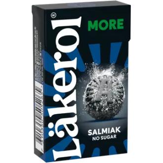 Läkerol More Salmiak sokeriton pastilli 30g kalorit ja ravintosisältö - 189 kcal