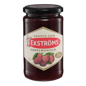 Ekströms Vanhan ajan vadelmahillo 410g kalorit ja ravintosisältö