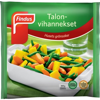Findus Talonvihannekset 300g kalorit ja ravintosisältö - 35 kcal