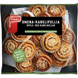 Findus Omena-kanelipullia 700g, pakaste kalorit ja ravintosisältö