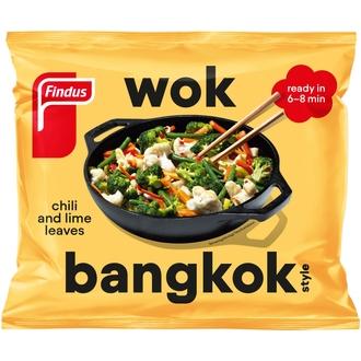 Findus Wok Bangkok Style 450g, pakaste kalorit ja ravintosisältö