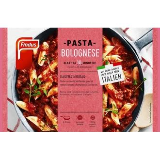 Findus Pasta Bolognese 1100 g, pakaste kalorit ja ravintosisältö - 142 kcal