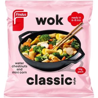 Findus Wok Classic Style 850g, pakaste kalorit ja ravintosisältö - 40 kcal