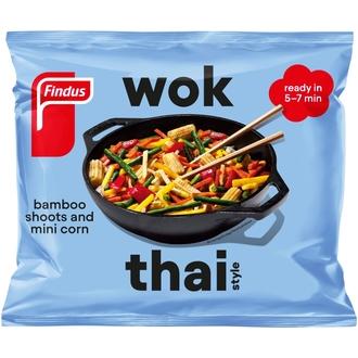Findus Wok Thai Style 450g, pakaste kalorit ja ravintosisältö - 28 kcal