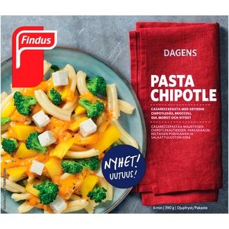 Findus Dagens Pasta Chipotle 390g kalorit ja ravintosisältö