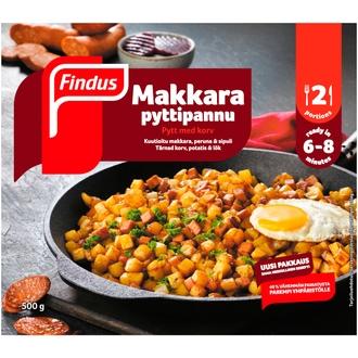 Findus Makkarapyttipannu 500g kalorit ja ravintosisältö