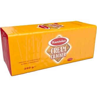 Kantolan Cream Cracker voileipäkeksi 200g kalorit ja ravintosisältö
