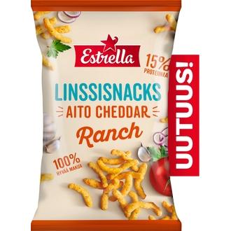 Estrella Linssisnacks Cheddar & Ranch 125g kalorit ja ravintosisältö