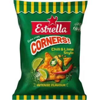 Estrella Corners Chili Lime 160g kalorit ja ravintosisältö - 498 kcal